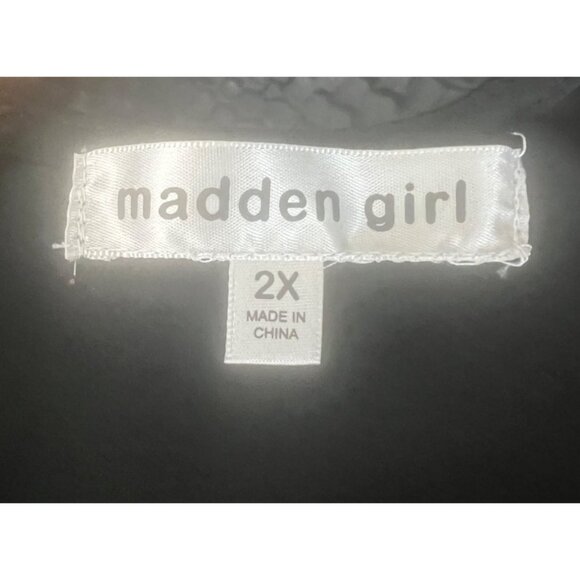 Madden Girl Black Faux Snakeskin Sleeveless Bodycon Dress 2X - Picture 5 of 14